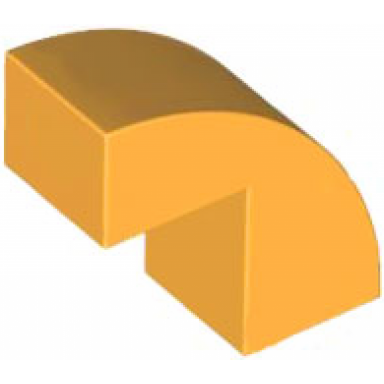 bright light orange slope curved 2 x 1 x 1 2 3