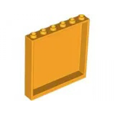 bright light orange panel 1 x 6 x 5