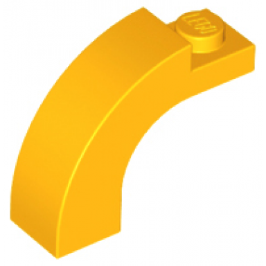 bright light orange arch 1 x 3 x 2 curved top