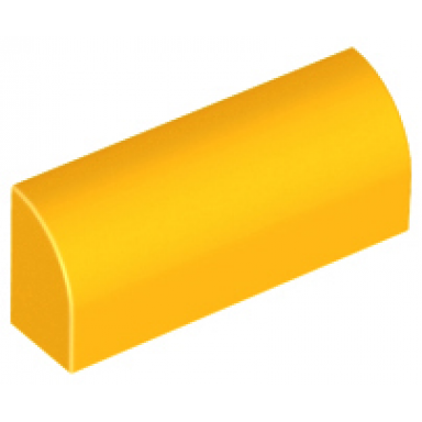 bright light orange slope curved 1 x 4 x 1 1 3