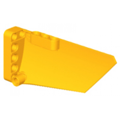 bright light orange technic panel fairing 17 large smooth side a