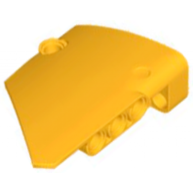 bright light orange technic panel fairing 14 large short smooth side b