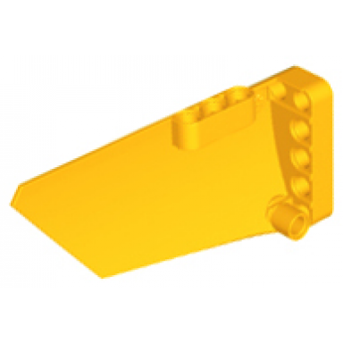 bright light orange technic panel fairing 18 large smooth side b