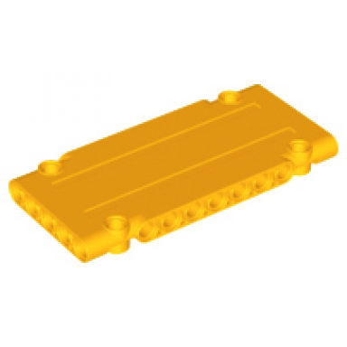 bright light orange technic panel plate 5 x 11 x 1