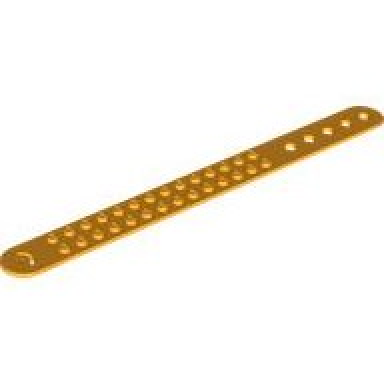 bright light orange bracelet with 2 x 14 studs and 5 holes