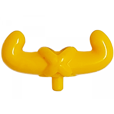 minifigure cattle horns with small pin