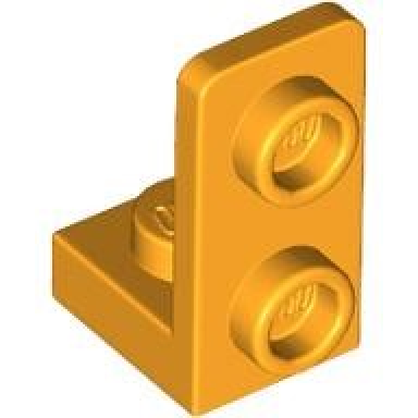 bright light orange bracket 1 x 1 - 1 x 2 inverted