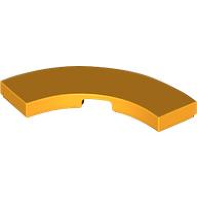 bright light orange tile round corner 3 x 3 macaroni