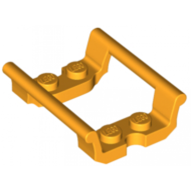 bright light orange train track roller coaster straight 4l