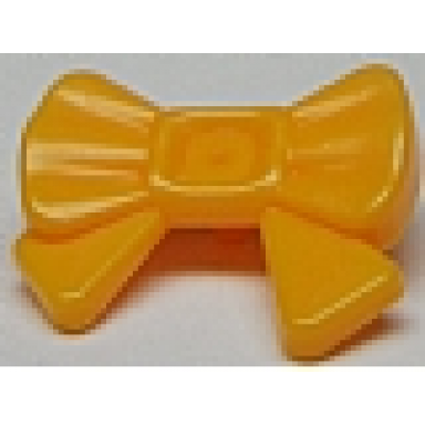 bright light orange friends accessories hair decoration bow with small pin