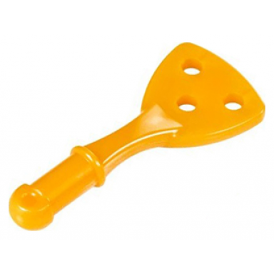 bright light orange friends accessories spatula with holes