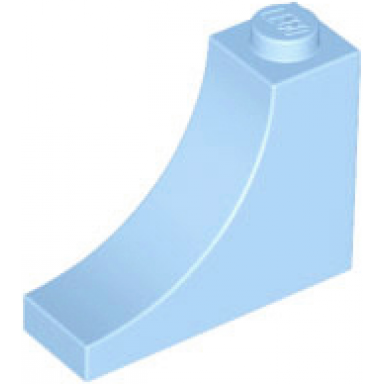 bright light blue arch 1 x 3 x 2 inverted