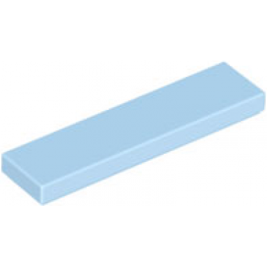 bright light blue tile 1 x 4