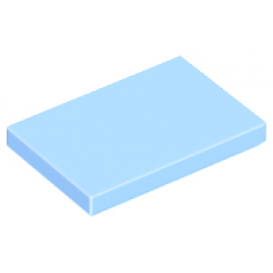 bright light blue tile 2 x 3