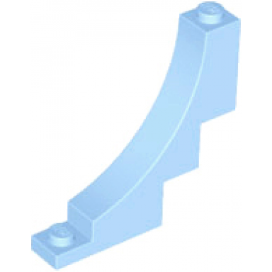 bright light blue arch 1 x 5 x 4 inverted