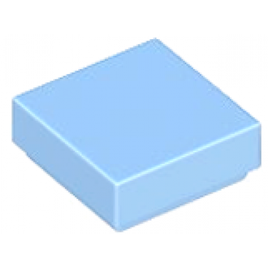 bright light blue tile 1 x 1