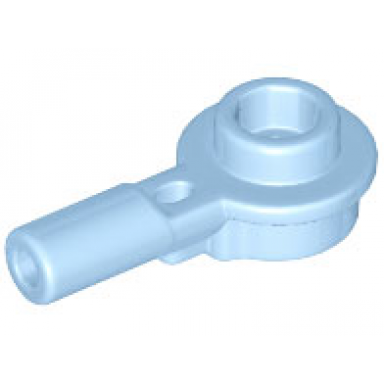 bright light blue bar 1l with 1 x 1 round plate with hollow stud