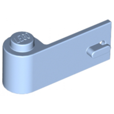 bright light blue door 1 x 3 x 1 left