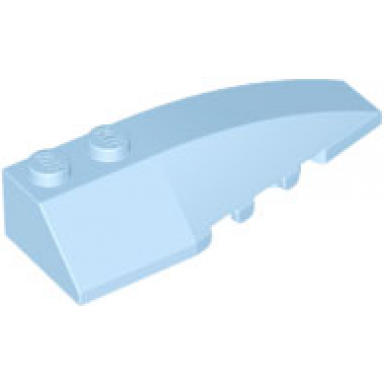 bright light blue wedge 6 x 2 right