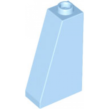bright light blue slope 75 2 x 1 x 3 - hollow stud