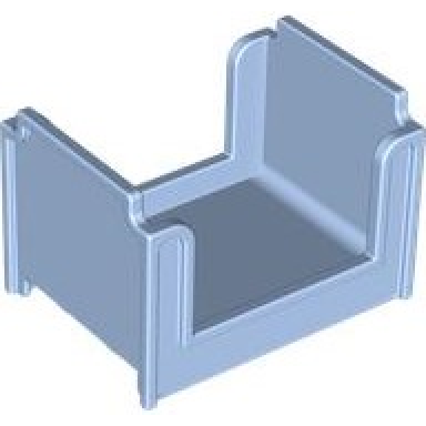 bright light blue duplo furniture bunk bed
