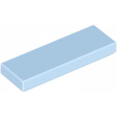 bright light blue tile 1 x 3