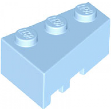 bright light blue wedge 3 x 2 right