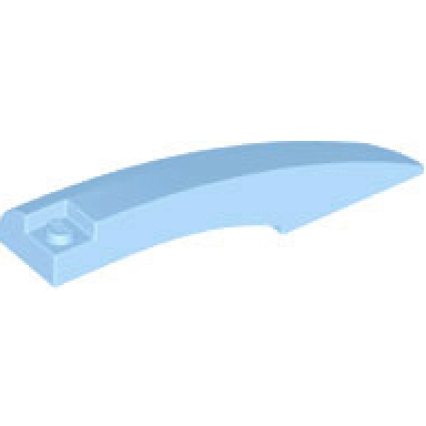 bright light blue wedge 10 x 2 x 2 left