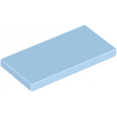 bright light blue tile 2 x 4