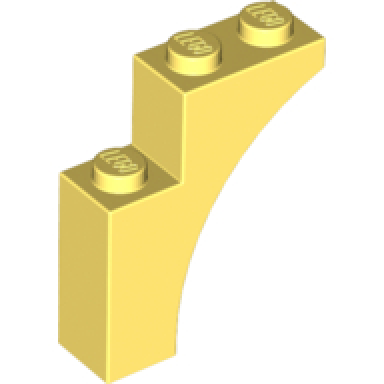 bright light yellow arch 1 x 3 x 3