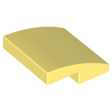 bright light yellow slope curved 2 x 2 x 2 3