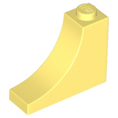 bright light yellow arch 1 x 3 x 2 inverted