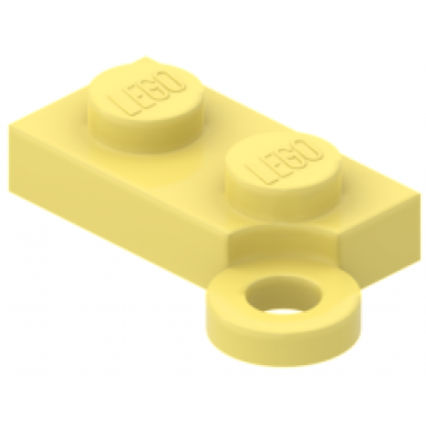 bright light yellow hinge plate 1 x 4 swivel base