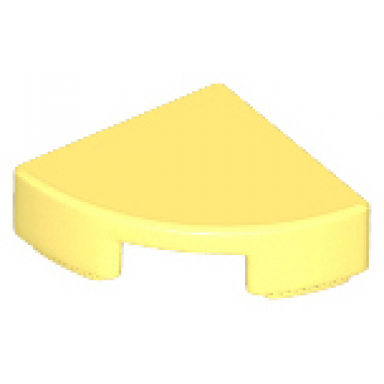 bright light yellow tile round 1 x 1 quarter