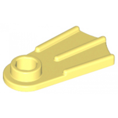 bright light yellow minifigure footgear flipper