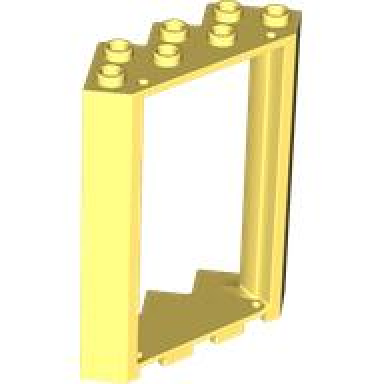 bright light yellow door frame 4 x 4 x 6 corner