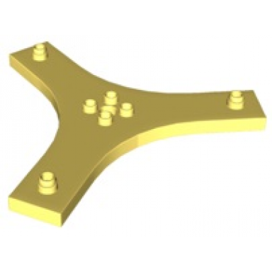 bright light yellow duplo propeller rotor 3 blade large for ferris wheel and merry-go-round