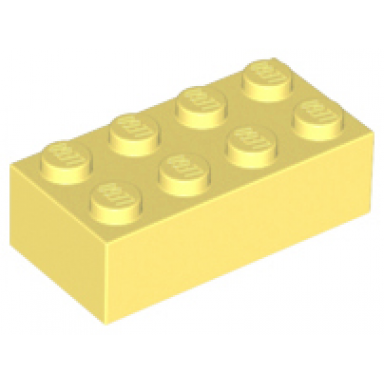 bright light yellow brick 2 x 4