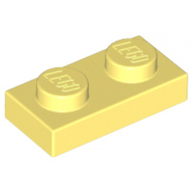 bright light yellow plate 1 x 2