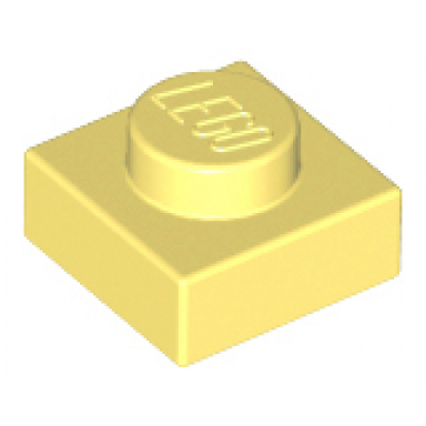 bright light yellow plate 1 x 1