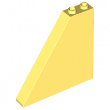 bright light yellow slope 55 6 x 1 x 5 without bottom stud holders