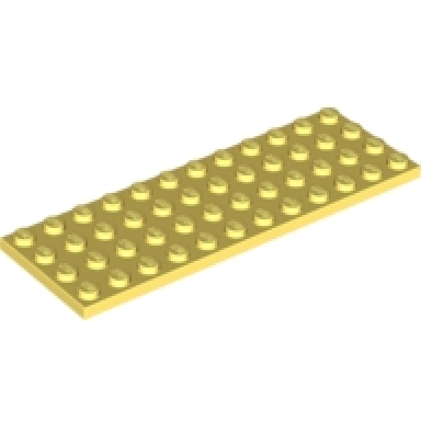 bright light yellow plate 4 x 12