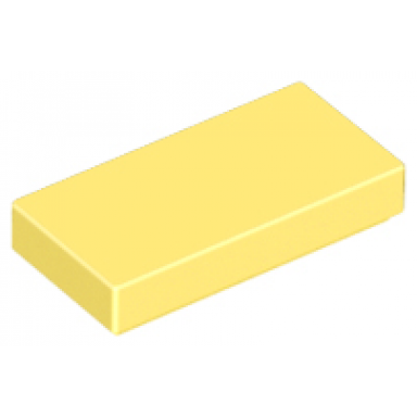 bright light yellow tile 1 x 2