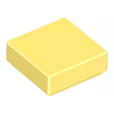 bright light yellow tile 1 x 1