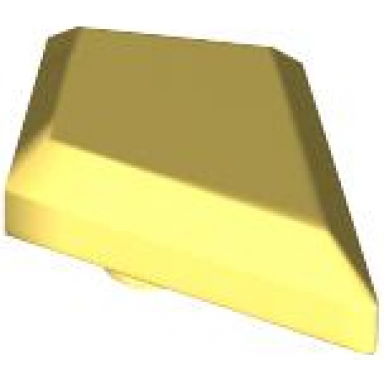 bright light yellow tile modified 1 x 2 diamond with bar