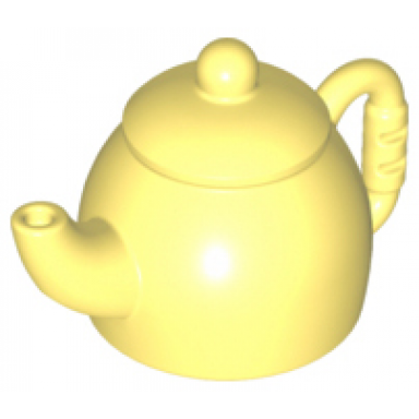 bright light yellow duplo utensil teapot