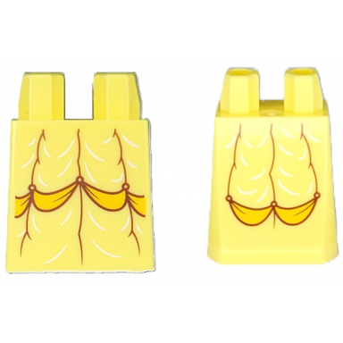 bright light yellow lower body skirt with dress with reddish brown pleats yellow sash and white creases pattern