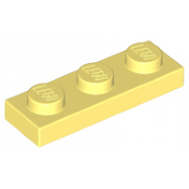 bright light yellow plate 1 x 3