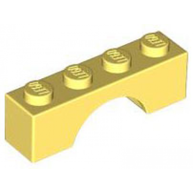 bright light yellow arch 1 x 4