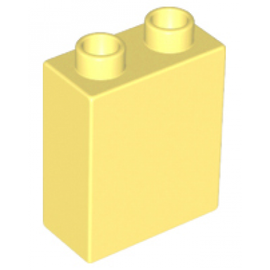 bright light yellow duplo brick 1 x 2 x 2